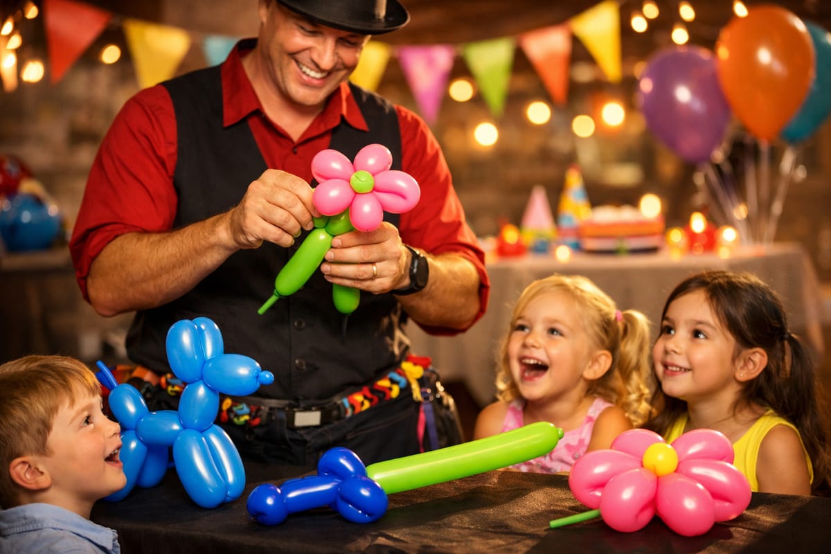 Globoflexia artística con niños